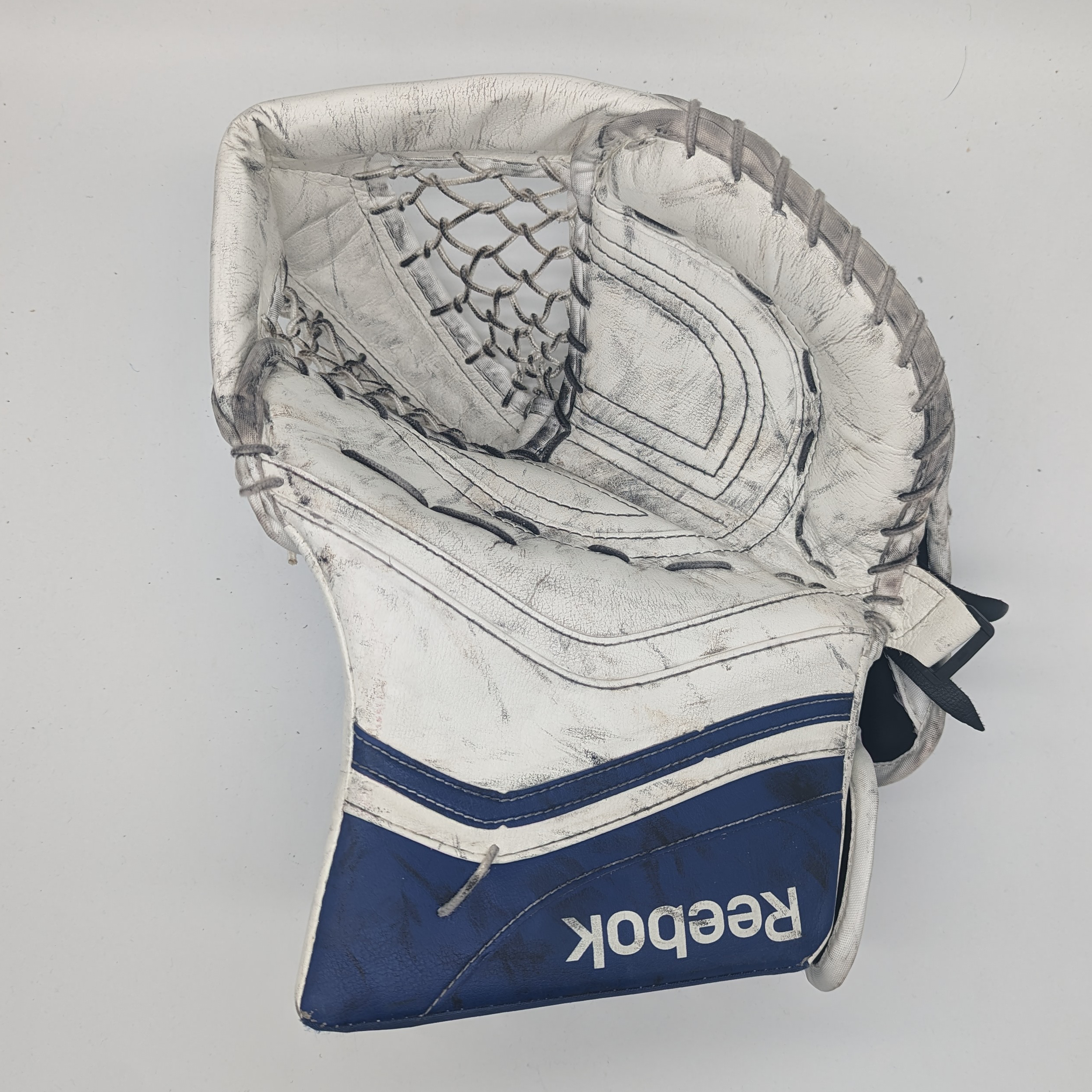 Reebok XLT - Ensemble de gardien de but Pro Stock d'occasion (blanc/bleu)